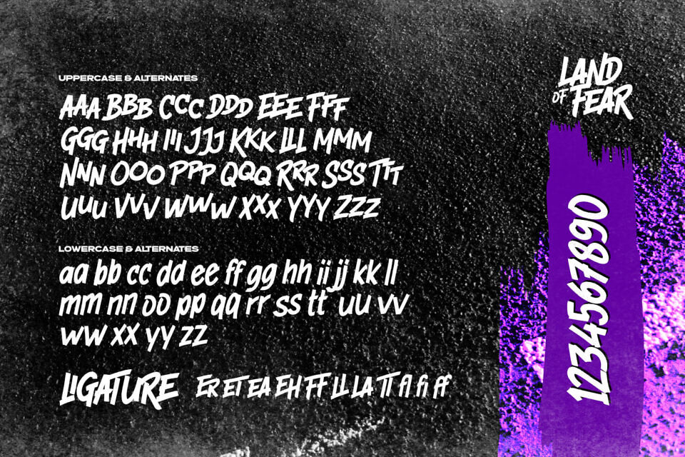 Land of Fear Font