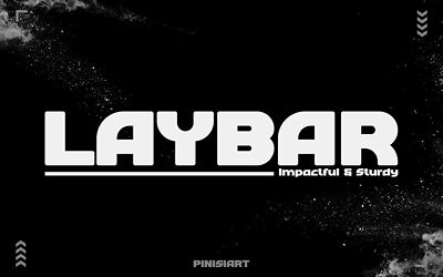 Laybar Font