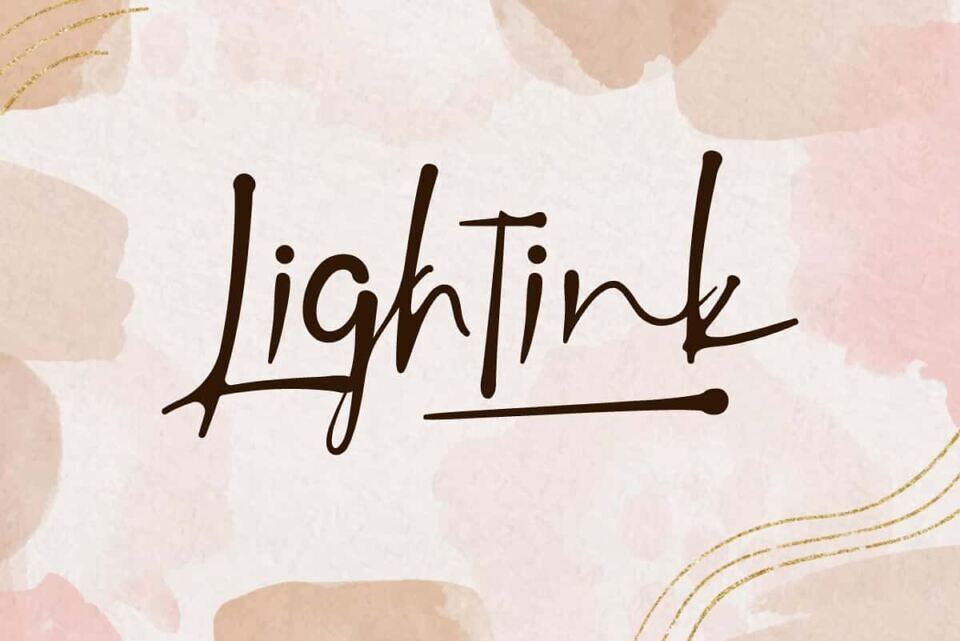 Lightink Font