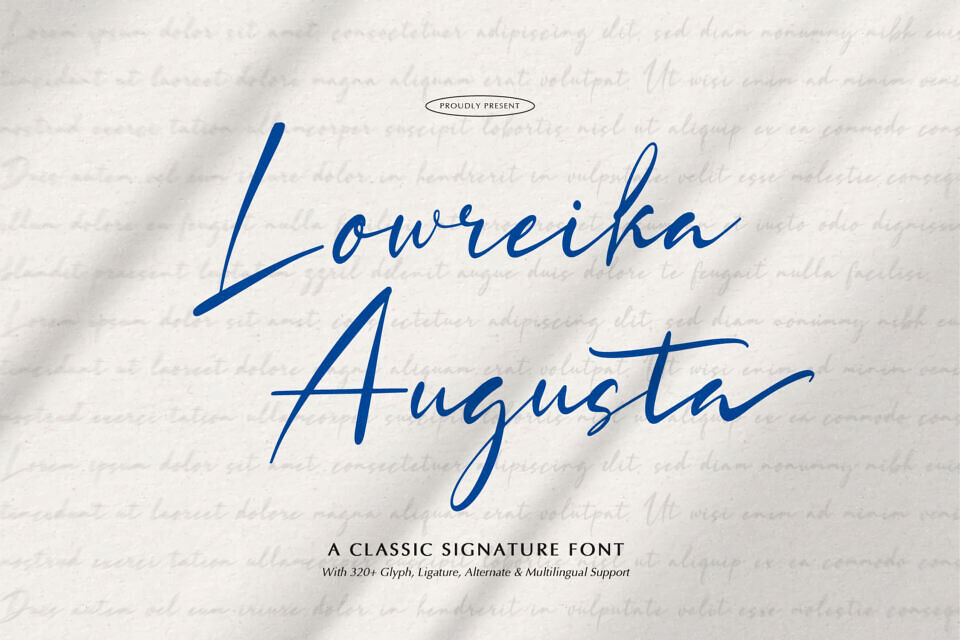 Lowreika Augusta Font