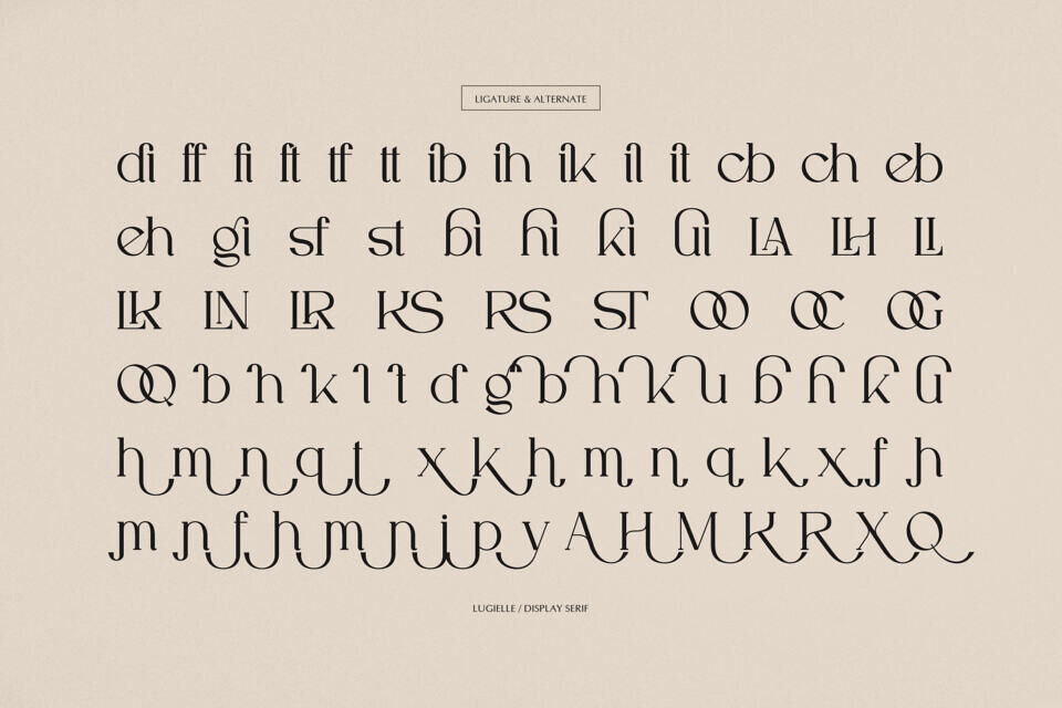 Lugielle Font