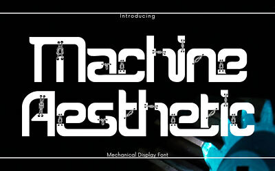 Machine Aesthetic Font