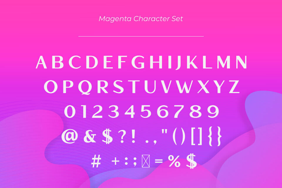 Magenta Font