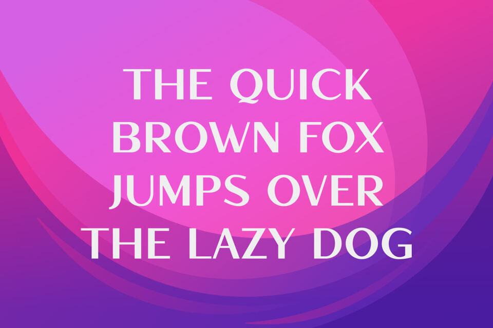 Magenta Font