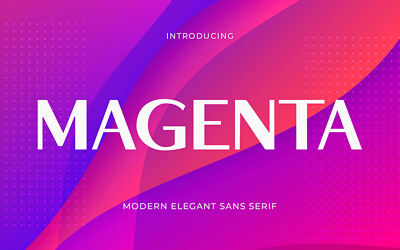 Magenta Font