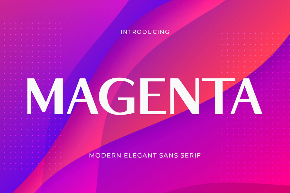 Magenta Font