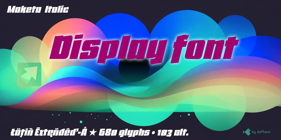 Maketa Italic Font