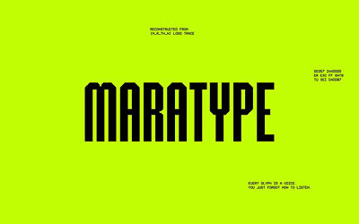 Maratype Font