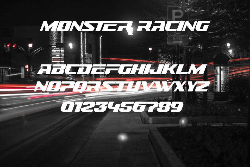 Monster Racing Font