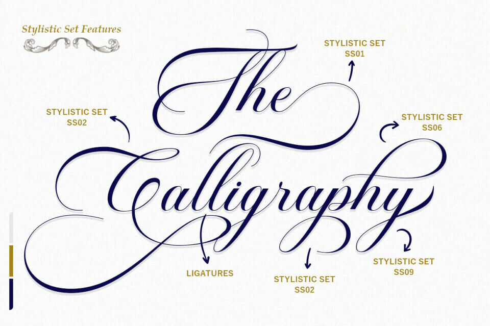 Mutiara Calligraphy Font