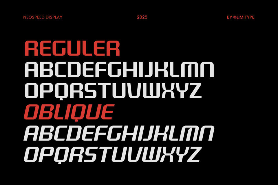 Neospeed Font