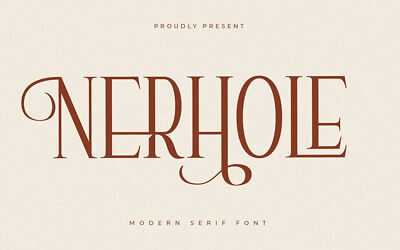 Nerhole Font