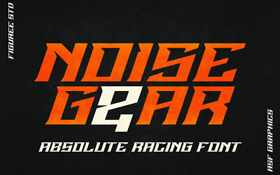 Noise Gear Font