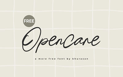 Opencare Font
