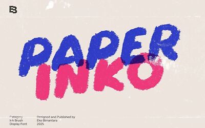 Paper Inko Font