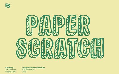 Paper Scratch Font