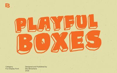 Playful Boxes Font