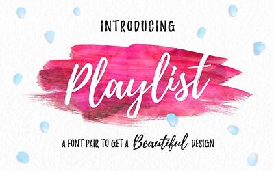 Playlist Font