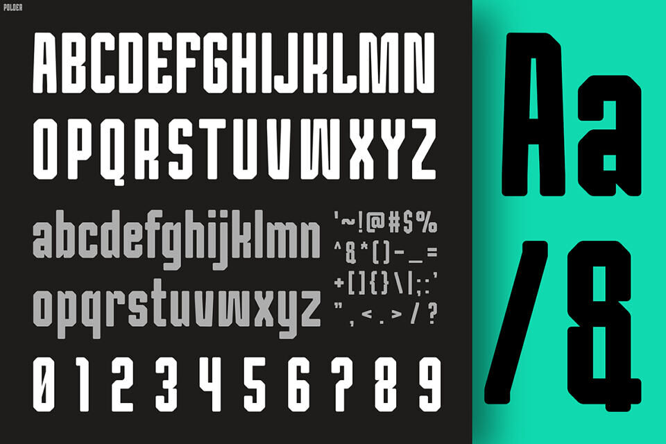 Polder Font