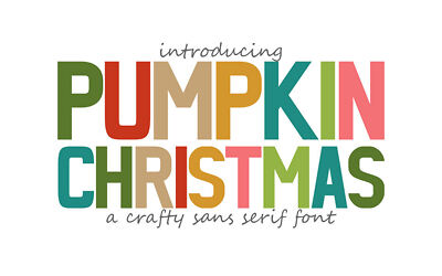 Pumpkin Christmas Font