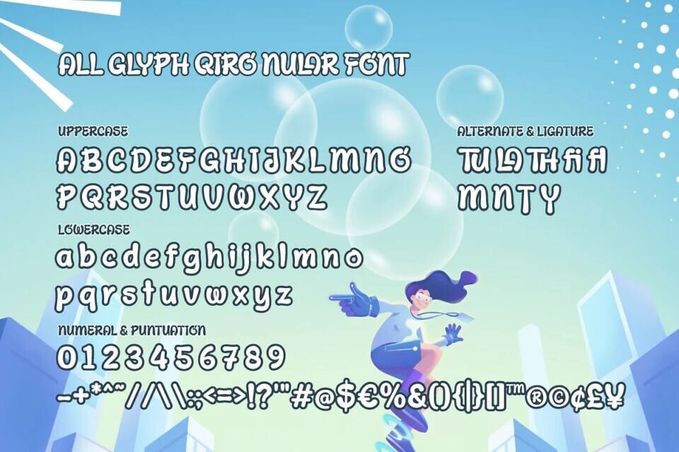Qiro Nular Font