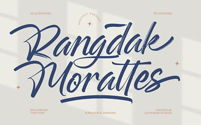 Rangdak Morattes Font