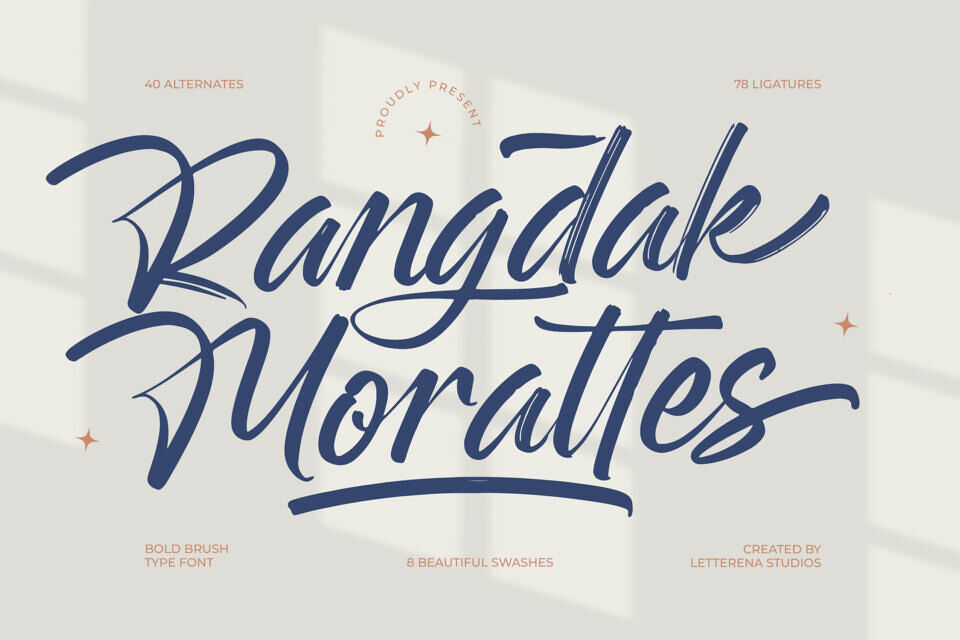 Rangdak Morattes Font