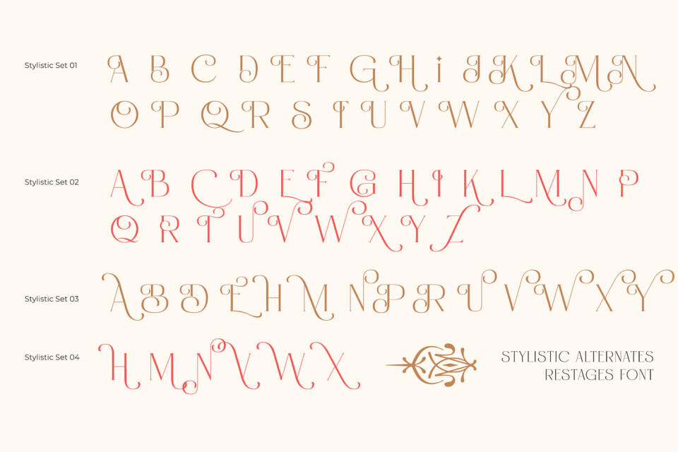 Restages Font