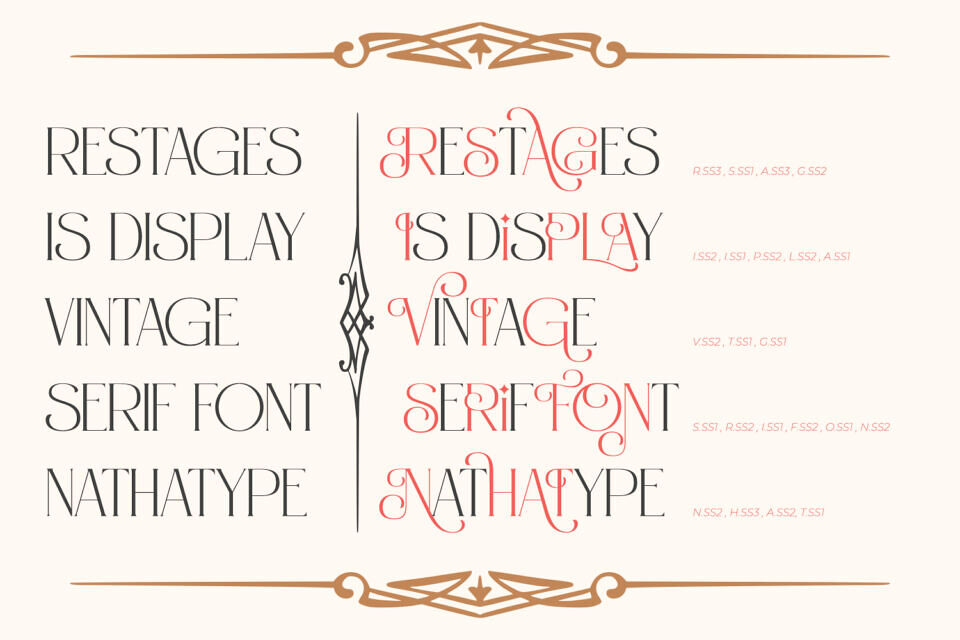 Restages Font