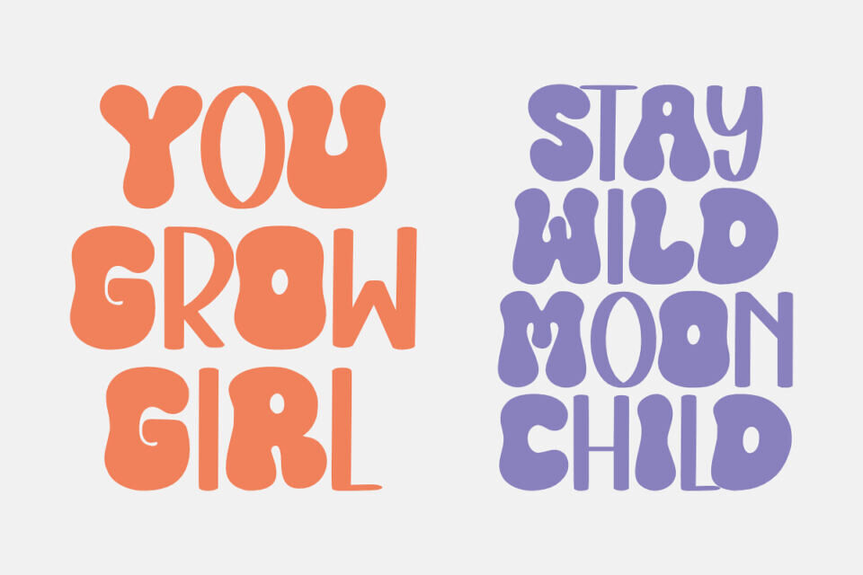 Retro Mixed Font