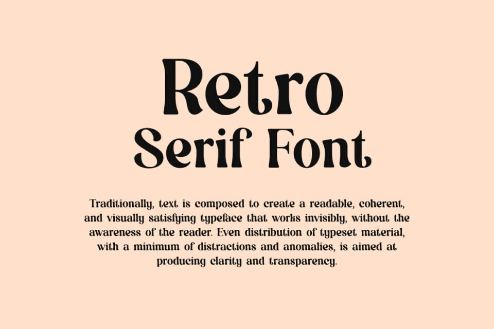 Retroactive Font