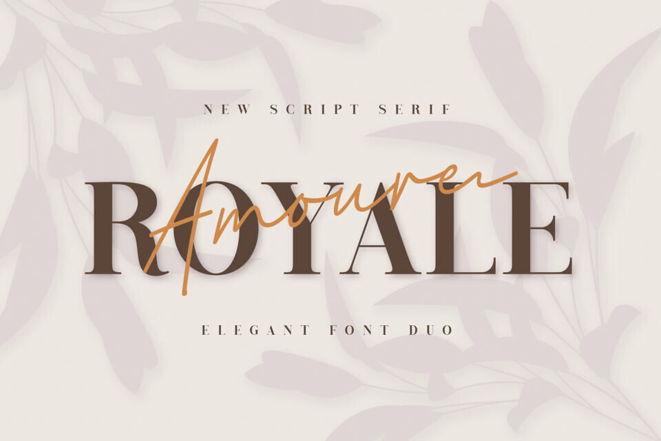 Royale Amoure Duo Font
