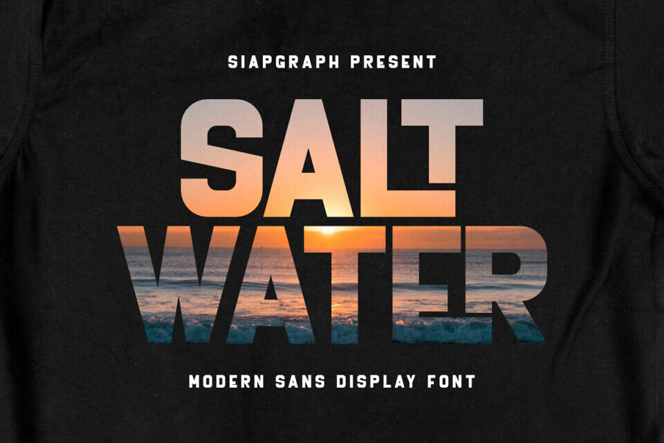 Salt Water Font
