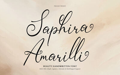 Saphira Amarilli Font