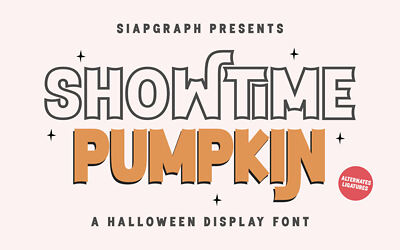 Showtime Pumpkin Font