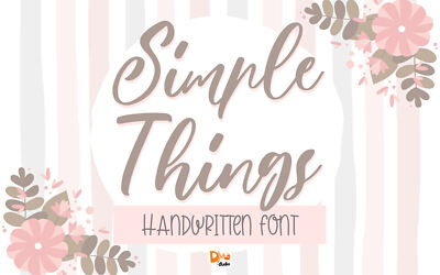 Simple Things Font