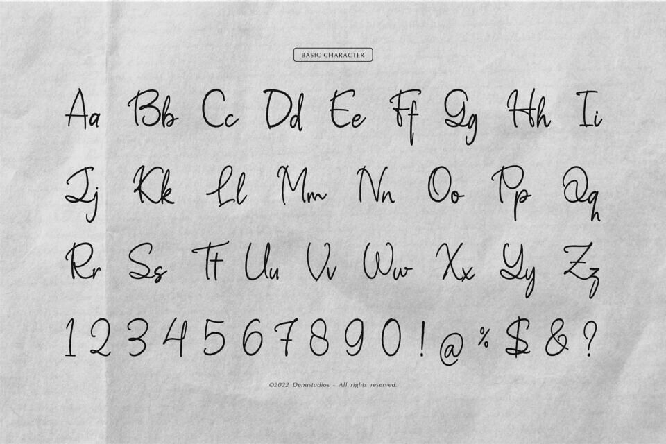 Single Flower Font