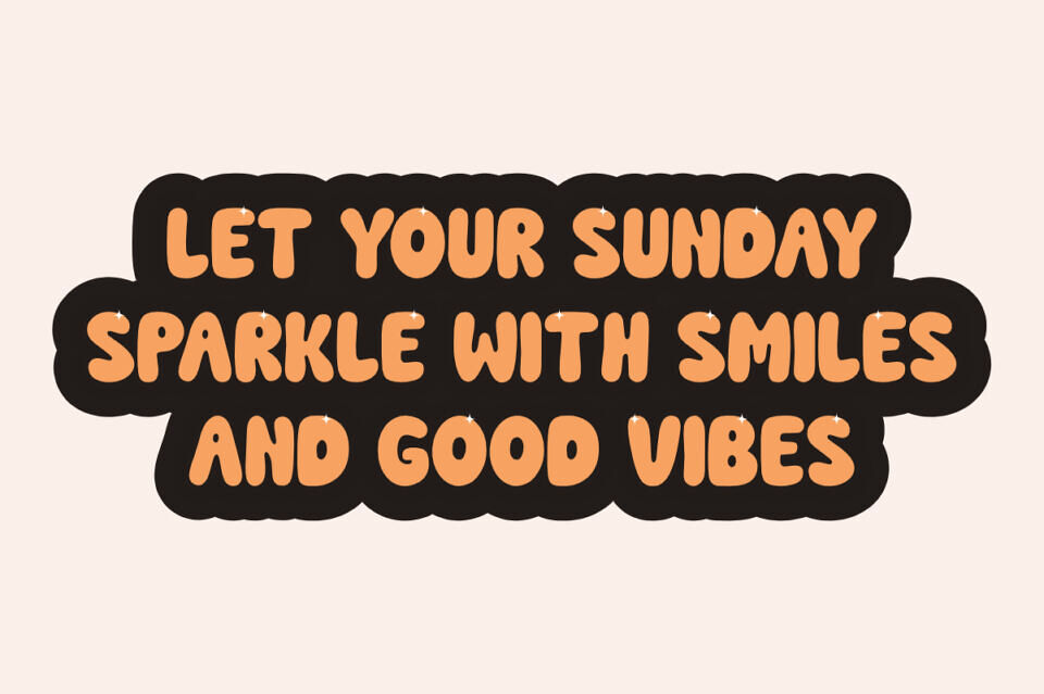 Smile Sunday Font