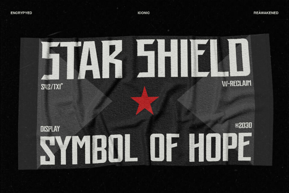 Star Shield Font