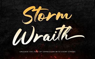 Storm Wraith Font