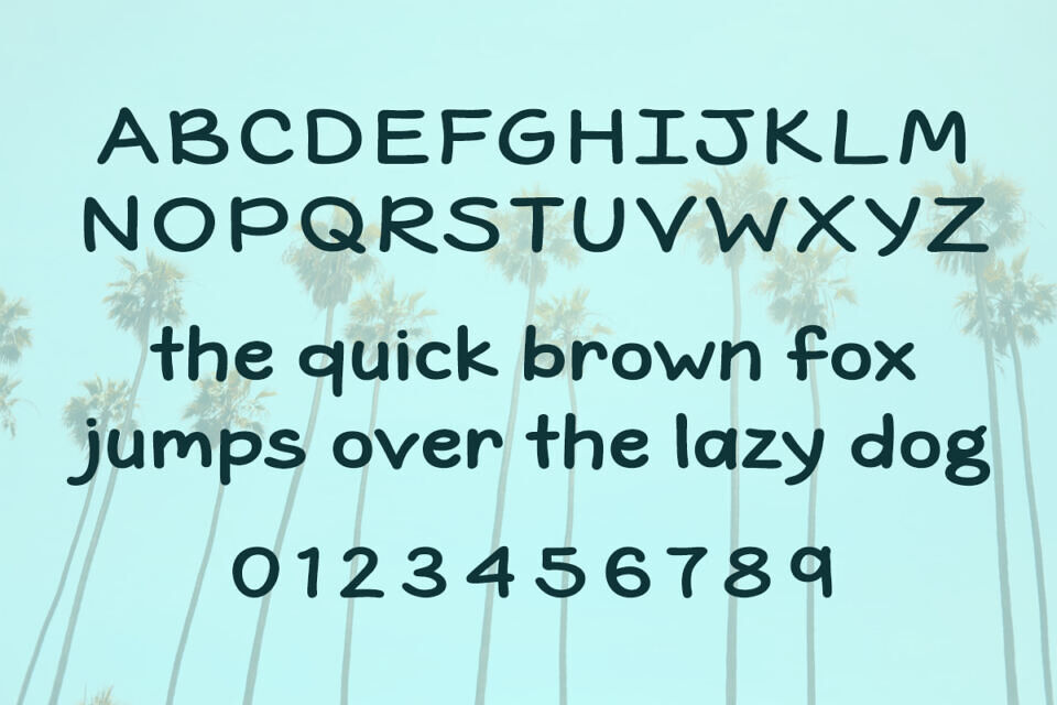 Summer in July Font