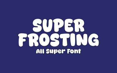 Super Frosting Font