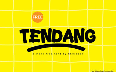 Tendang Font