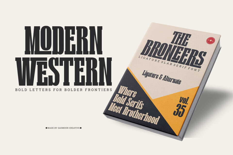 The Broneers Font