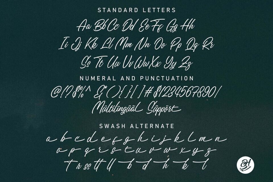 The Swirtland Font