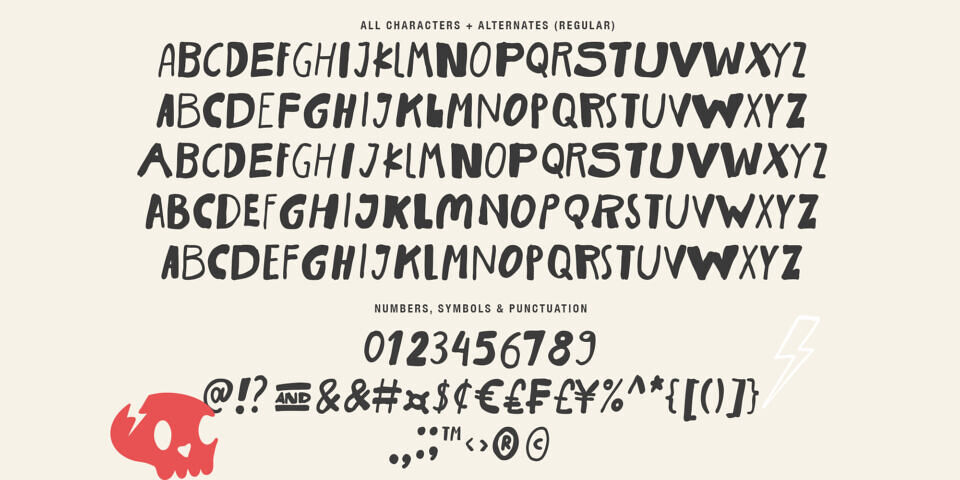 The Wild Copenhagen Font
