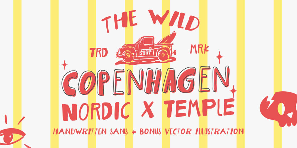 The Wild Copenhagen Font