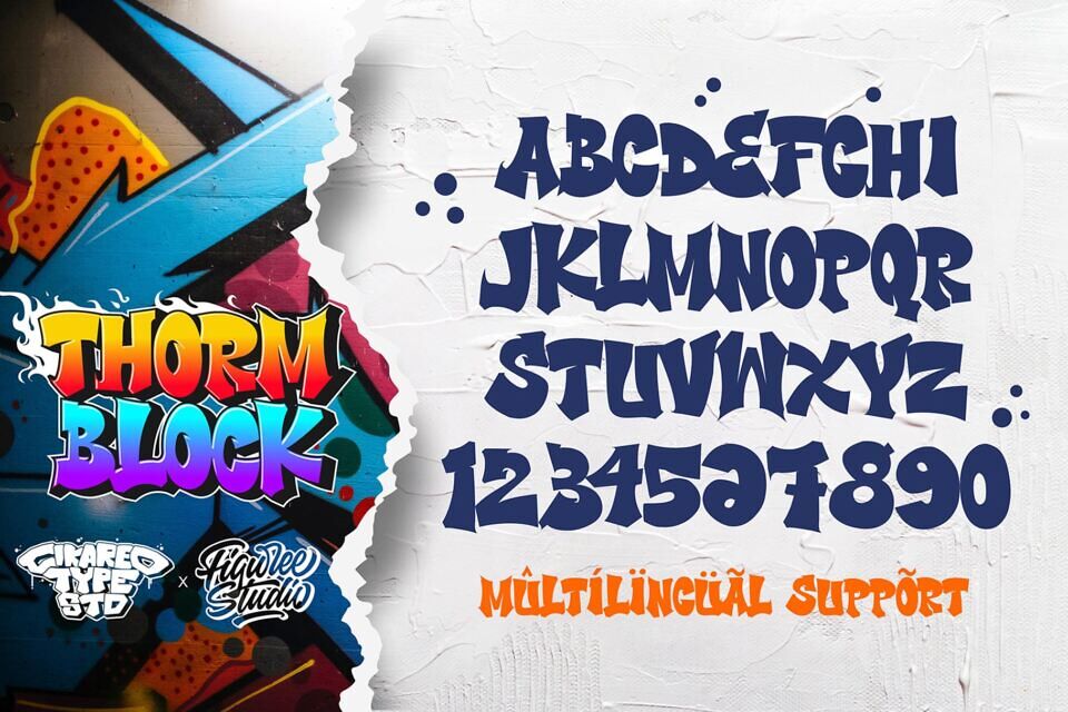 Thorm Block Font