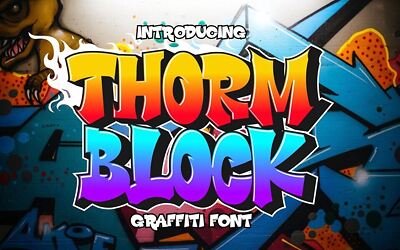 Thorm Block Font