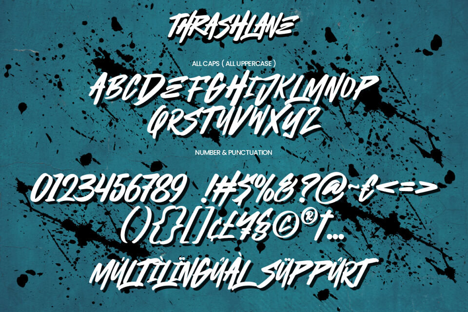 Thrashlane Font